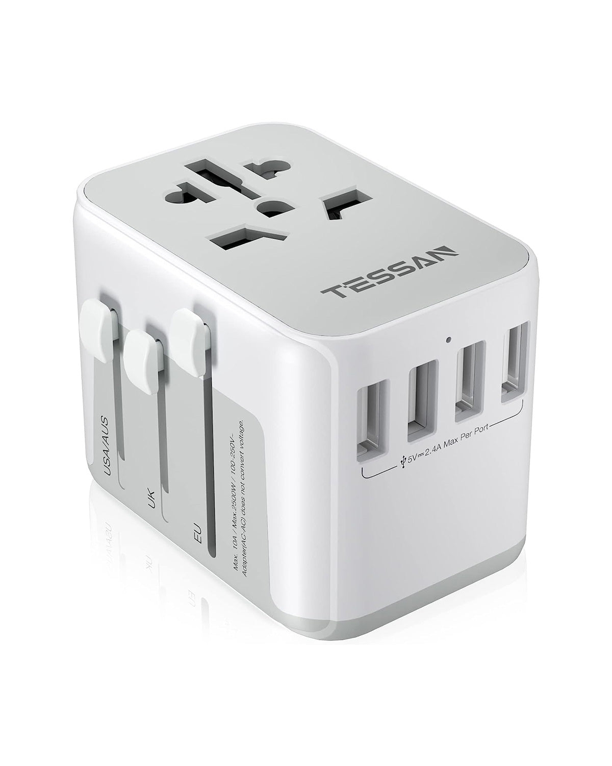 TESSAN 変換プラグ 海外 コンセント変換 変換器 マルチ変換プラグ 電源変換プラグ 海外旅行用