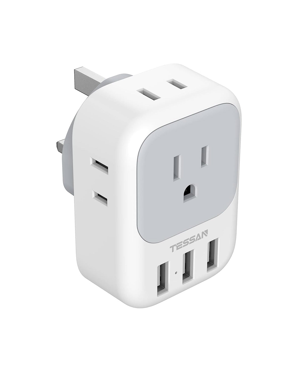 TESSAN 変換プラグ 海外旅行用 BFタイプ 変換器 電源変換アダプター コンセント変換 香港/シンガポール/マレーシア/マカオ/イギリスなどの地域に対応