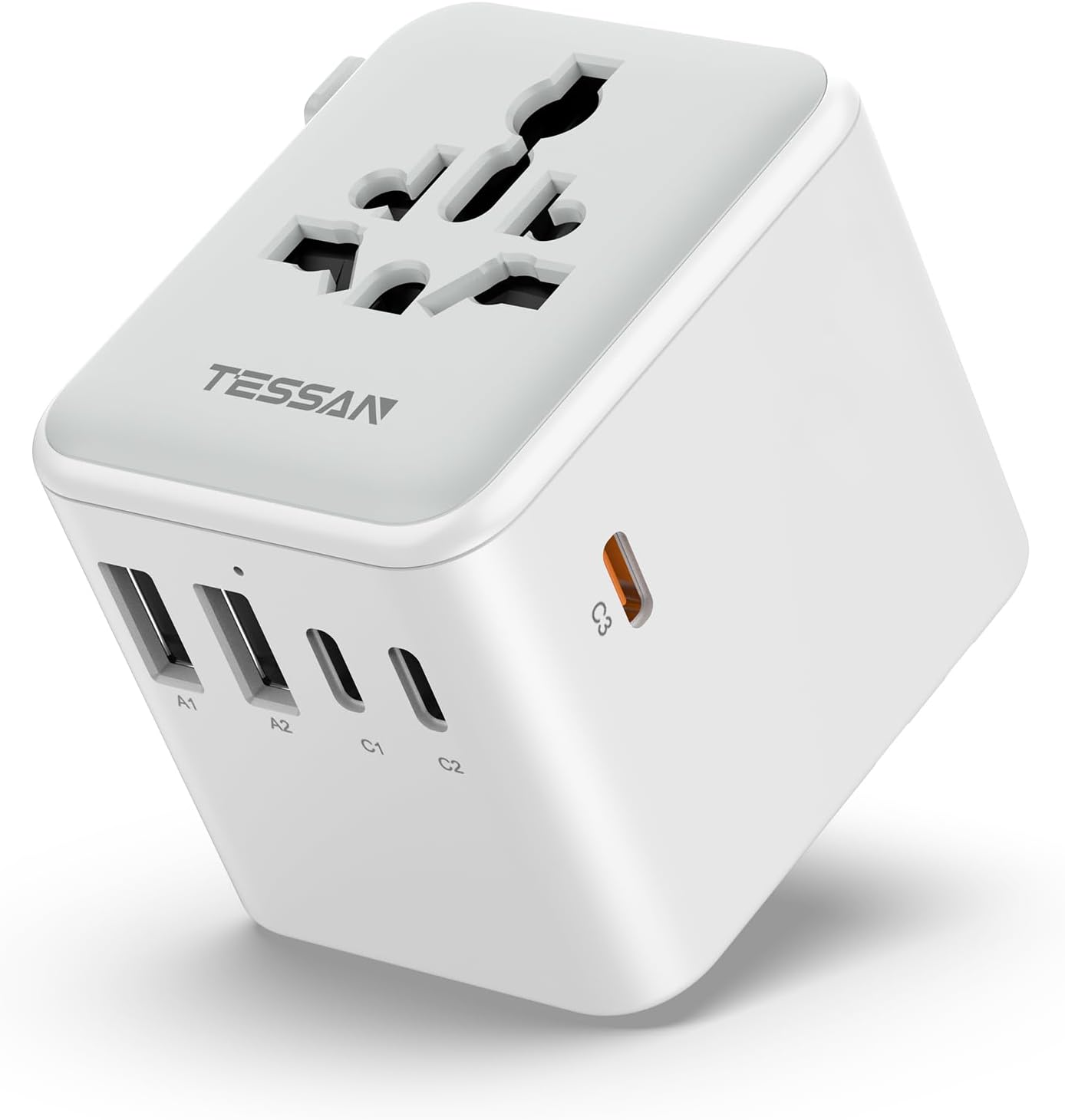 TESSAN 65W GaN 海外変換プラグ 6台同時充電